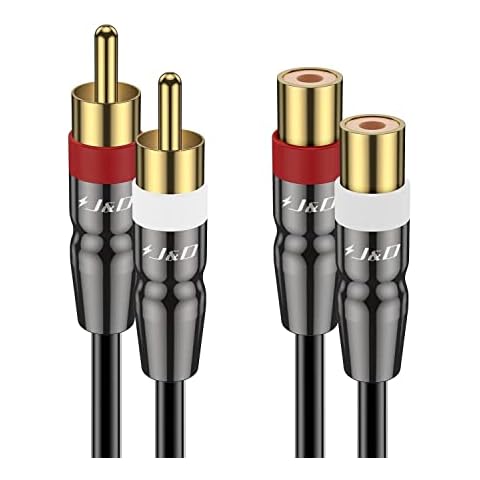 Câble RCA J&D 2M à 2F Cover