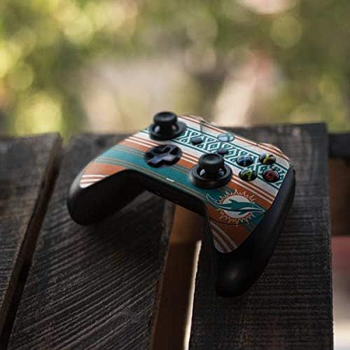 Skinit Decal Gaming Skin Compatible with Xbox One Elite Controller - Officially Licensed NFL Miami Dolphins Trailblazer Design