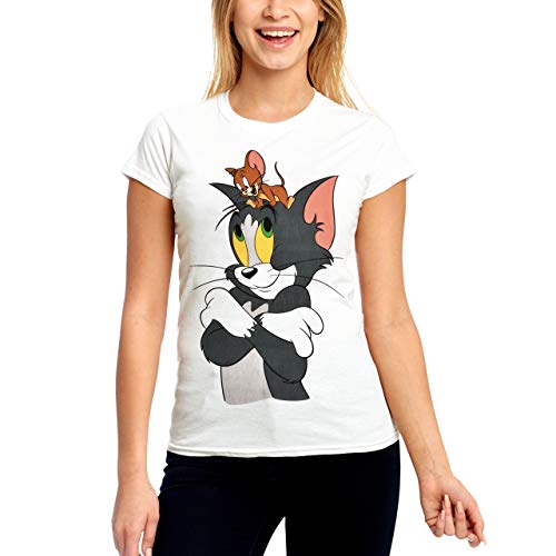 T-Shirt da Donna Tom & Jerry Characters Cotone