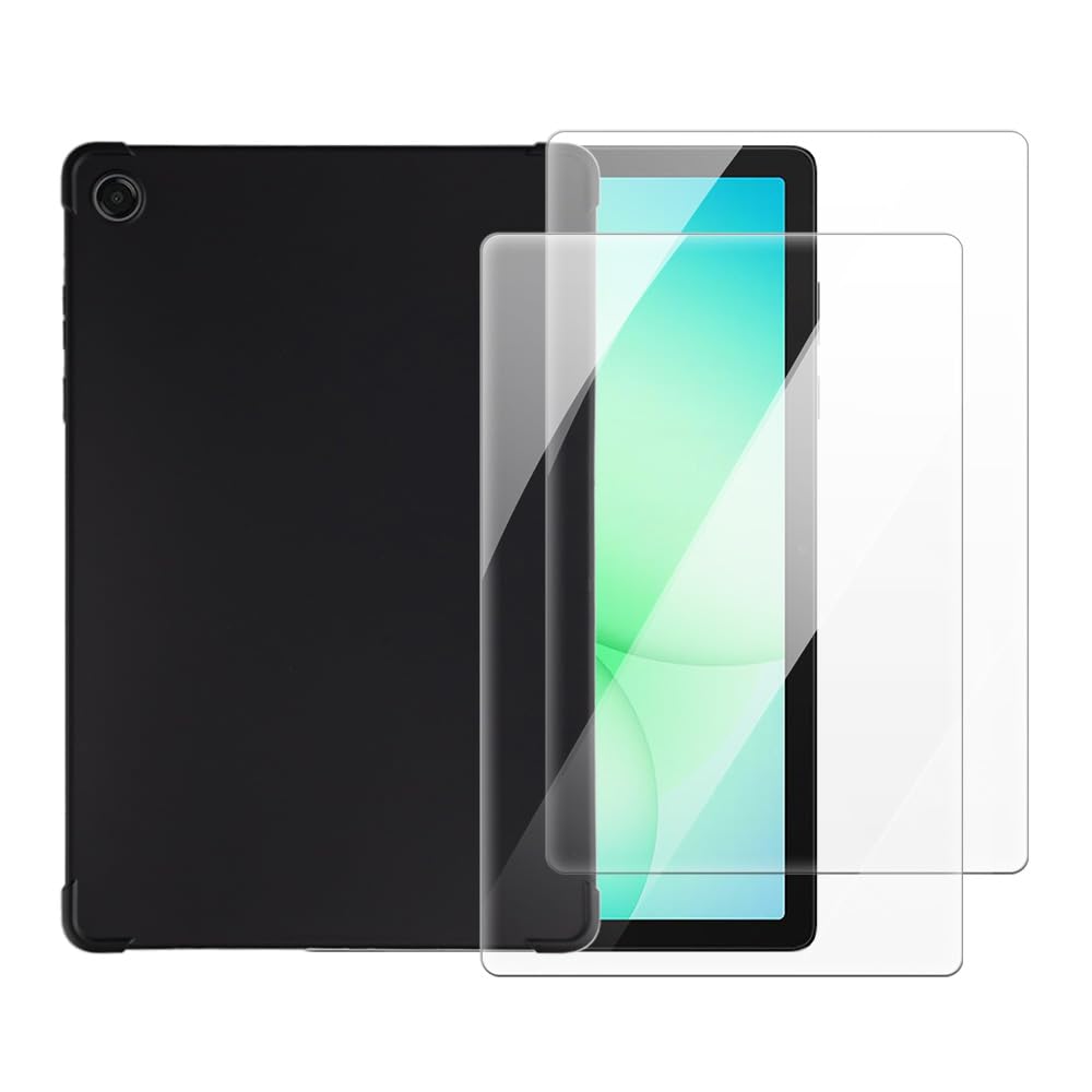 Funda Samsung Galaxy Tab A11+ 2025 con cristal templado negro de once pulgadas 8