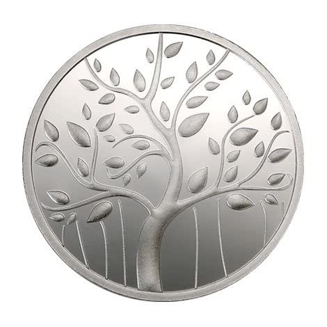 999 Silver Purity Lucky Banyan Tree 20 Gram Coin (Best wishes Gift)