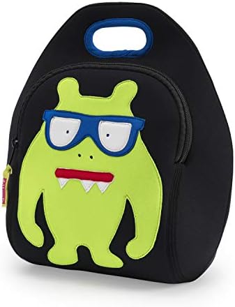 Dabbawalla Bags Kid's Lunch Bag, Insulated, Machine Washable, Monster