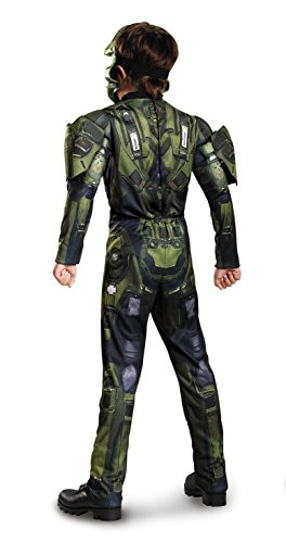 Disfraz Master Chief Clásico Musculoso, Talla S (4-6) miniatura 2