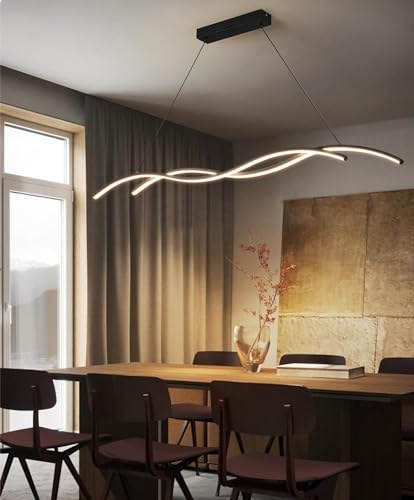 Lámpara colgante regulable con diseño creativo y luz LED para mesa 4