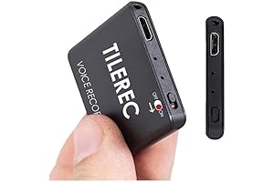 Hidden Camera with Voice Recorder:TileRec-64GB Voice Activated Recorder