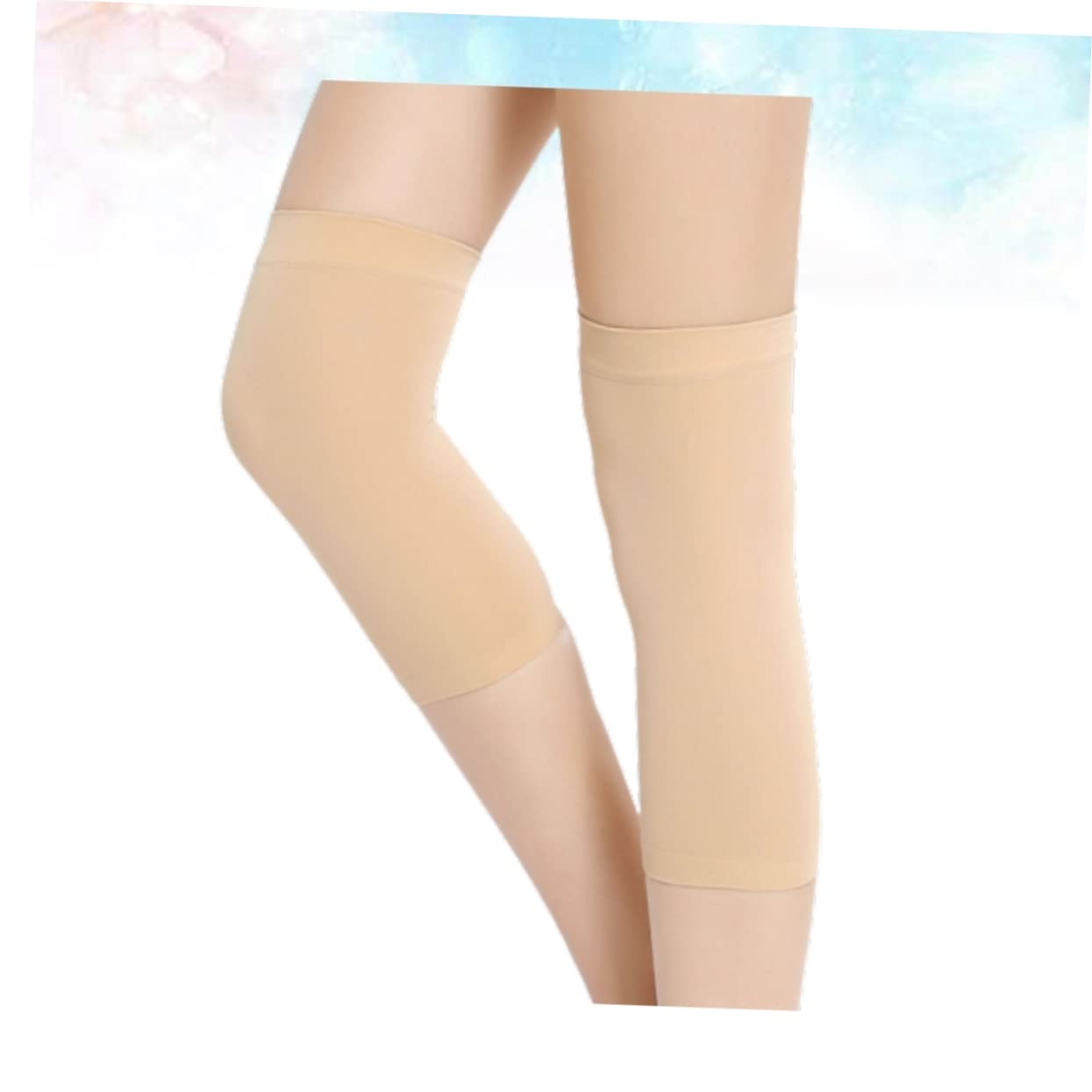 Happyyami 1 Pair Knee Support Sleeves Knee Brace Pads Knee Protector Sleeve Knee Sleeves Knee Sleeve Brace Running Knee Sleeve Leg Brace Protector Knee Support Brace Sports Knee Pads