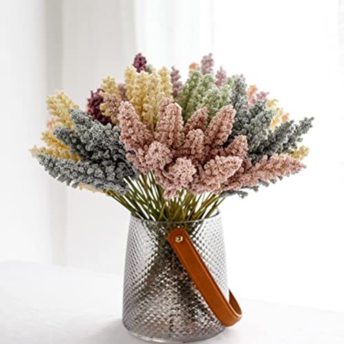 Winomo Home Decor 30Pcs Artificial Flower Real Touch Fake Flowers Artificial Plants For Family Bride Wedding Party Decoration Centerpieces Wedding Bouquets #TOP4