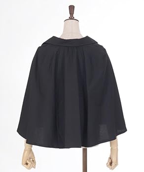 axes femme マント風ケープジャケット ブラック axes femme｜マント風ケープジャケット | Rakuten Fashion(楽天