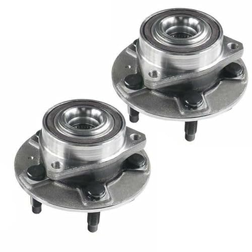 Front Hub Wheel Bearing Kit Compatible With Vauxhall Insignia (Years 2008-2016) Pair With ABS