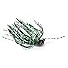 Ddewing Bait Grass Blocking Anti Hanging Bearded Man Fish Hook Bait Freshwater Bass False Bait Leaf Spinnerbait Anti Hanging Bottom Fishing for Fresh Sea Bass(Black)
