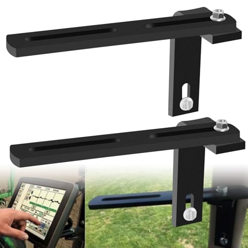 2 Pack BE23519 Universal Monitor Mounting Bracket Kit, Round Baler Display Mounting Bracket Compatible with John-Deere 100, 435, 450E, 450M, Replaces N209673 N208824 A54657 A53254 A53255