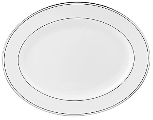 Lenox Federal Platinum Bone China Oval Platter, 16-in -