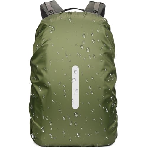 NJCXOLA Regenschutz rucksack für Rucksäcke mit Reflexstreifen (40-50L)...