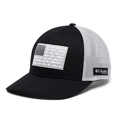 Image of Columbia Unisex PFG Fish Flag Mesh Ball Cap