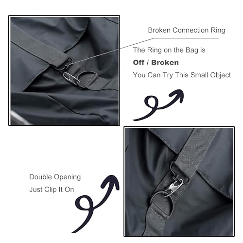 Image of Storite 10 Pcs Detachable Zipper Pulls Head | Universal Black Zipper Puller Replacements for Luggage, Backpack, Jackets & Bags - Easy Grip Zip Pull Tabs