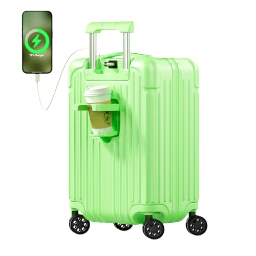 Krute 20" Spinner Hardside Carry-On with TSA Lock & USB Port