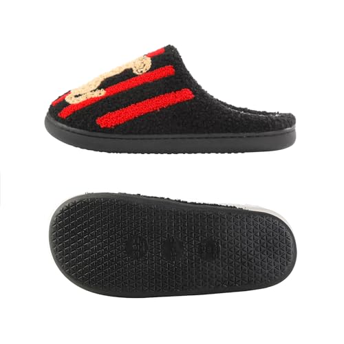 Image of LNERIP Animal Slippers Fruit Slippers Plant Slippers Various Cartoon Patterns Fluffy Soft Memory Foam Retro Indoor Outdoor Home Couple Shoes