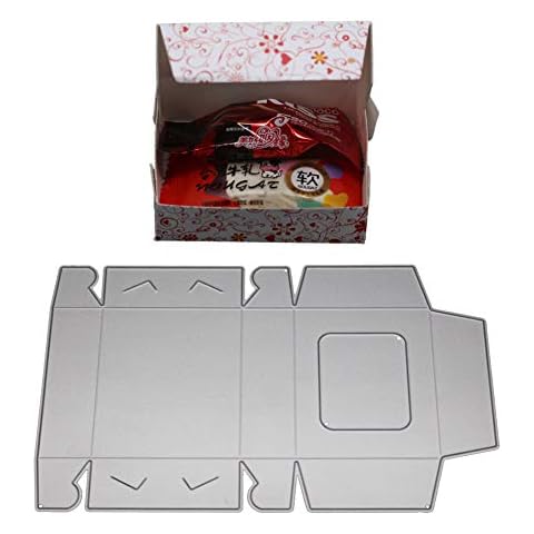 beautijiam Candy Gift Box Metal Cutting Dies Stencil Template for DIY Scrapbook Album Paper Card Craft Cover