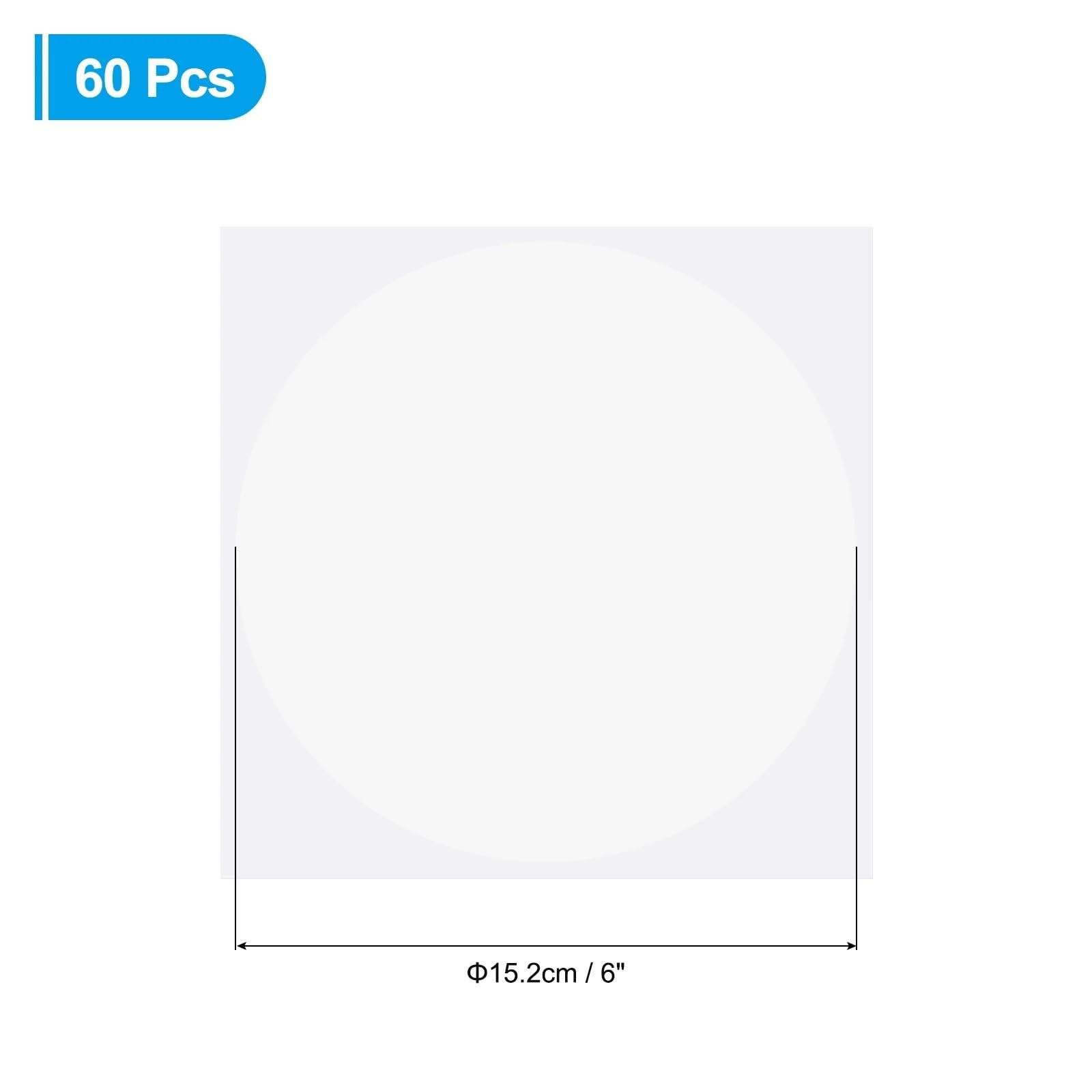 Étiquettes autocollantes rondes de 15,2 cm pour décoration de salle de