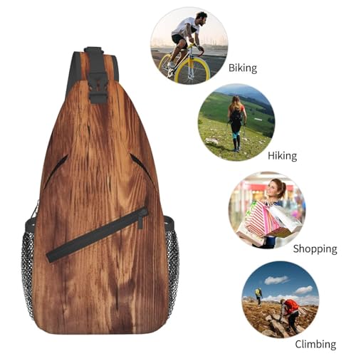 Bolso cruzado tipo sling para hombre y mujer negro miniatura 7