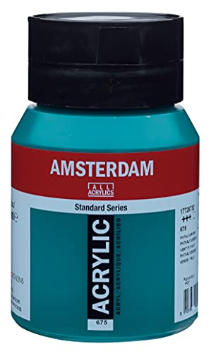 Amsterdam Standard Series Acrylfarbe Flasche 500 ml Phthalogrün 675 (17726752)