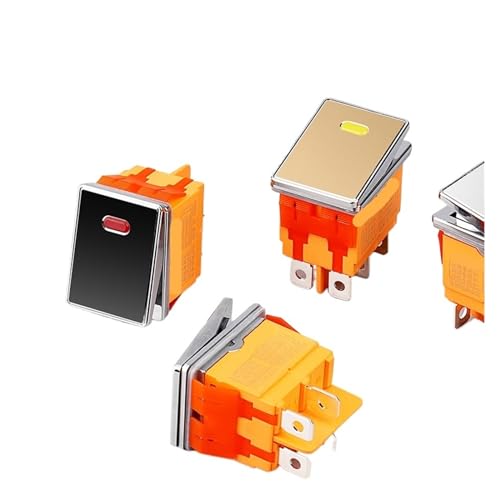 Interrupteur à bascule pour rénover vos appareils électriques avec voyant 250V - 3