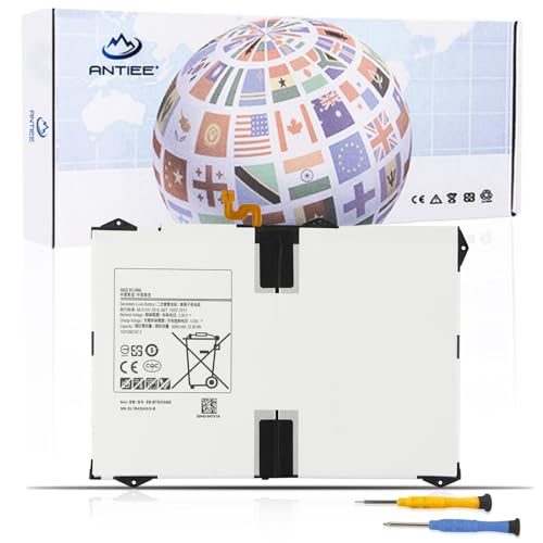 ANTIEE 6000mAh EB-BT825ABE EB-BT825ABA Tablet Batería para Samsung Galaxy Tab S3 9.7-Inch 2017 LTE...