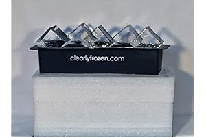 High Capacity (10 x 2 Inch) Home Clear Ice Cube Tray/Ice Cube Maker