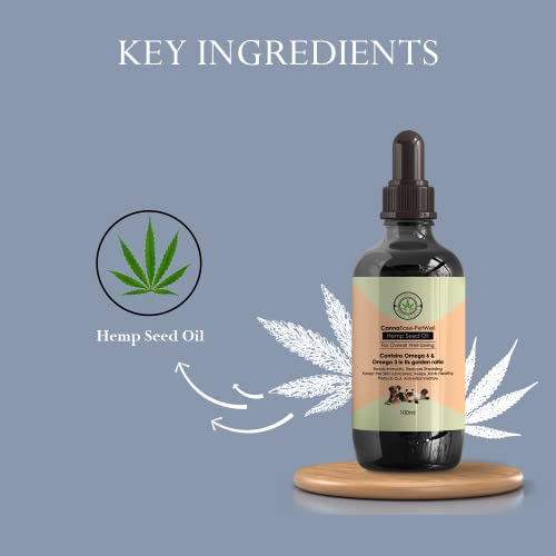 Ananta-Hemp-Works-Hemp-Seed-Oil-I-100ML-I-Specially-for-Dog-I-Cat-I-Relax-Your-Pets-I-Fight-Anxiety-I-Pet-Joint-Support-I-Improve-Skin-I-100-Ayurvedic-Natural-I-No-Side-Effects