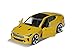 Majorette Premium Kia Stinger, Spielzeugauto, Freilauf, zu öffnende Teile, Federung, Sammelkarte, 7,5 cm, gelb, für Kinder ab 3 Jahren