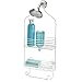 Produktbild iDesign Classico Dusch Caddy zum Hängen | dezente Duschablage mit 2 Körben und Haken | Badregal für Dusche und Badewanne | Metall weiß