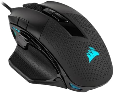 Corsair NIGHTSWORD RGB Souris de Jeu FPS/MOBA Filaire - 18 000 DP...