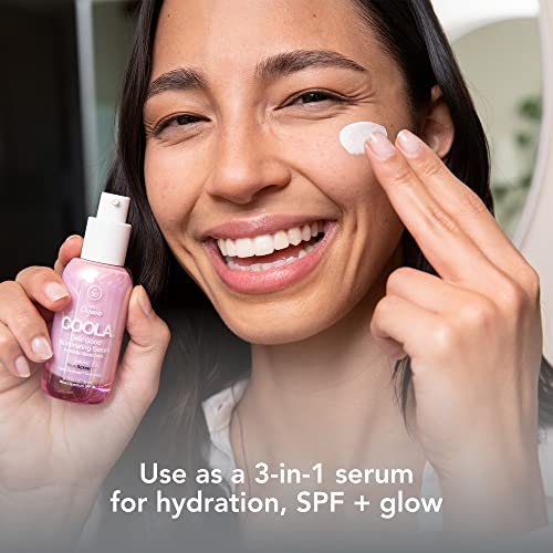 Coola Organic Dew Good Illuminating Probiotic Serum With Spf 30, Dermatologist Tested Sunscreen With Plant-Derived Bluescreen Digital De-Stress Technology, 1.15 Fl Oz #TOP4
