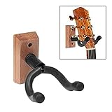 Guitar Stand, Wooden Bracket Guitar Holder Wall Bracket Universal Guitar Hook for Acoustic Guitar Classical Guitar Electric Guitar Bass Ukulele