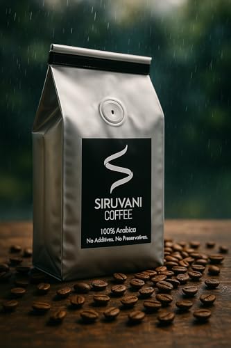 Image of Siruvani Roasted Coffee Beans - 500 Gram | Premium 100% Arabica | Medium Roast