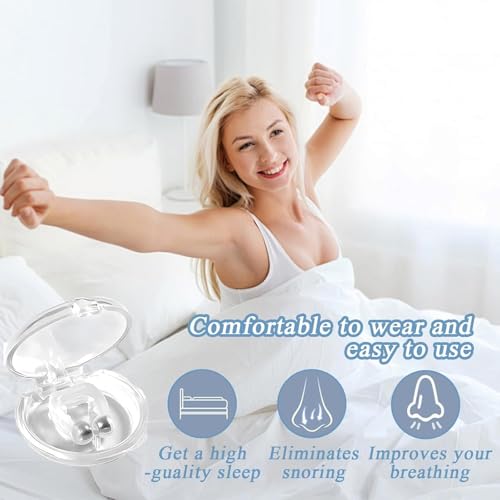 6 PCS Anti Snore Nose Clips, Anti Snoring Devices Nasal Dilators Snoring Aids Magnetic Sleep Aid Snore Stopper for Snoring at Night for Men and Women - Image 7