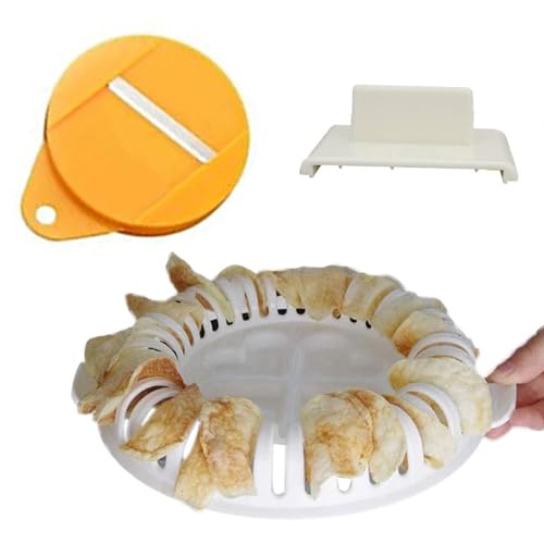 Microondas Para Hacer Patatas Fritas | Bandejas De Patatas Fritas Sin Aceite, Sal Y Aditivos,Herramienta Para Hornear En Casa Para Papas Fritas Caseras Sin Grasa Fáciles De Ensuciar, Accesorios De Coc