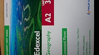 Edexcel A2 Geography Student Unit Guide New Edition: Unit 3 Contested Planet Student Edition book cover