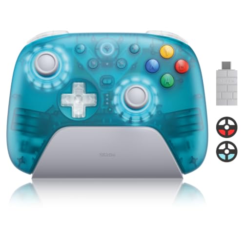 Image of 8Bitdo Ultimate 2 Wireless Controller,Clear Blue-TMR Joysticks
