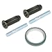 HIAORS Gy6 Exhaust Bolt and Gasket for 50cc 125 cc 150cc Taotao Sunl Coolster Jonway Roketa Scooters ATVs Go Karts Moped Quad 4 Wheeler Dune Buggy