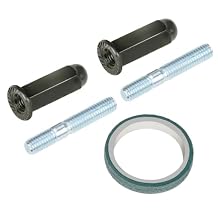 HIAORS GY6 Exhaust Bolt and Gasket Kit Compatible with Taotao 50cc 125cc 150cc ATM50 VIP Most Chinese Scooter Moped 139QMB 4-Stroke Engine Coolster SSR Xpro Jonway ATV Quad 4 Wheeler Go Karts Parts