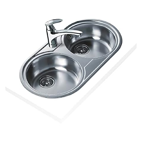 Fregadero Teka DR-80 2C de acero inoxidable Cover