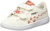 Nicht wasserdicht PUMA Unisex Baby Smash v2 Animals V Inf Sneaker, Vaporous Gray-Paprika, 20 EU