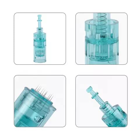 SD Enriching Beauty Derma Pen Ultima A6S Professional Microneedling Nano Round &16 Pin Replacement Cartridges Micro Needling Cartridges Derma Pen Ultima A6S and M8 (A6S 16 Pin, Pack of 10) - Image 3 thumbnail