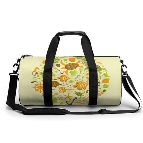 Sac de voyage poisson tortue idéal pour le camping et la randonnée