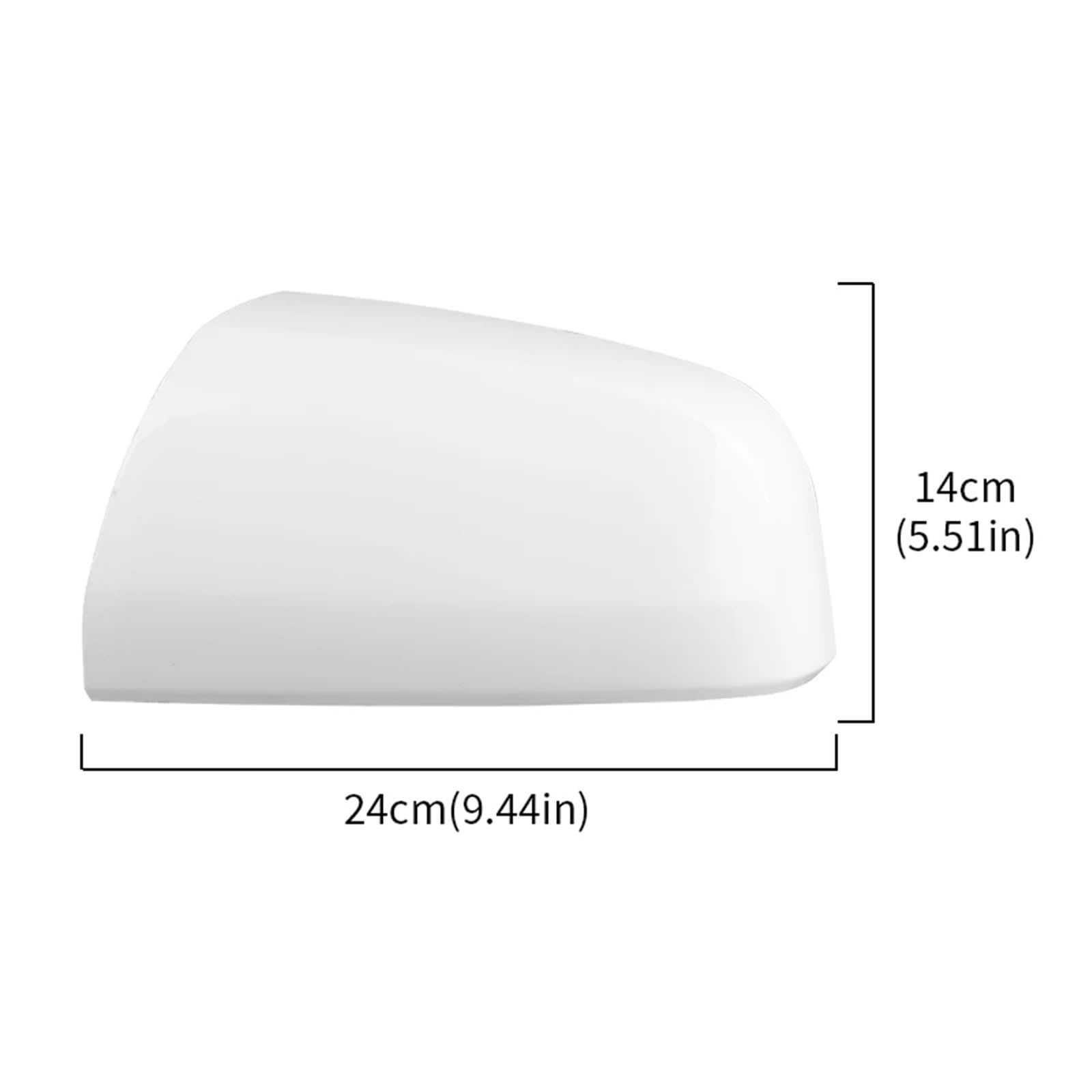 Obudowa wsteczna, osłona na drzwi, przednie boczne lusterko, zamiennik do Vauxhall do Zafira B 2009, 2010, 2011, 2012, 2013, 2014, czarno-białe, z włókna węglowego, osłona lusterka bocznego (1 para