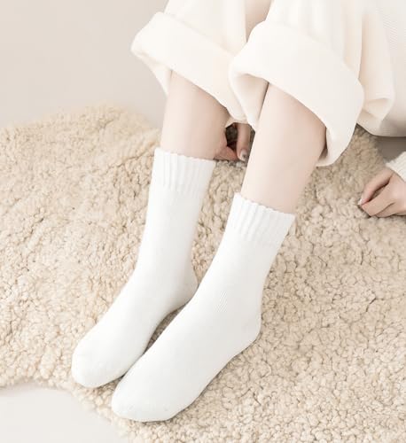 KANAV Women's Warm Winter Thermal Socks - Thick, Soft, Cute & Comfy Slouch Socks4