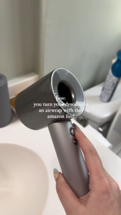 Dyson Supersonic ヘアドライヤー グレー Watch Dyson supersonic into Dyson Airwrap!! on Amazon Live
