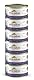 Almo Nature HFC Natural Megapack, Nassnahrung für Katzen - Thunfisch, Huhn und Schinken (6 Dosen x 70g)