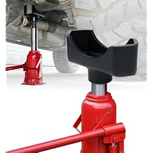 Jack Axle Adapter Lifting Saddle Compatible With Bottle Floor Jack for Dana 60 70 80 4" Inch Axle Tube - Black